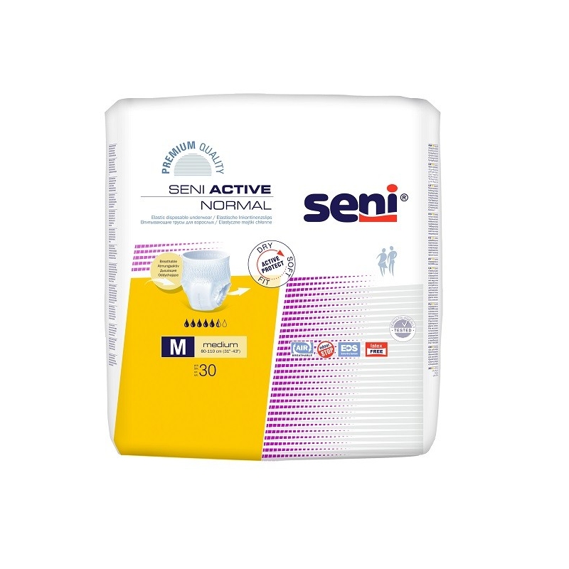 Majtki chłonne Seni Active Normal Medium (2) 30szt.