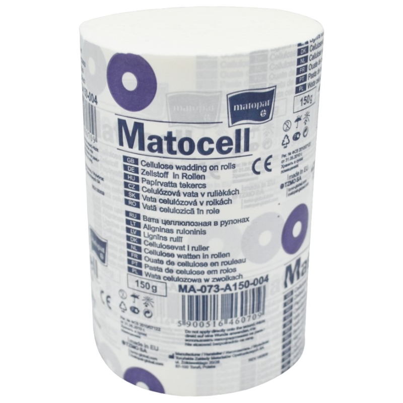 MATOCELL Wata celulozowa, lignina w zwoju 150g MATOCELL Wata celulozowa, lignina w zwoju 150g