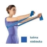 NIEBIESKA Taśma do rehabilitacji - opór mocny Halcamp