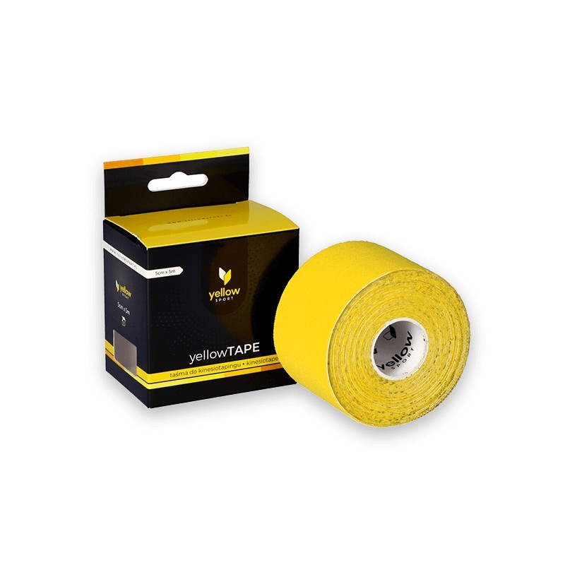 Taśma do tapingu yellowTAPE 5cm x 5m Taśma do tapingu yellowTAPE 5cm x 5m